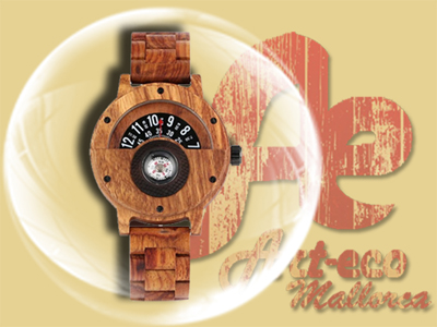 Modelo en madera de zebrano