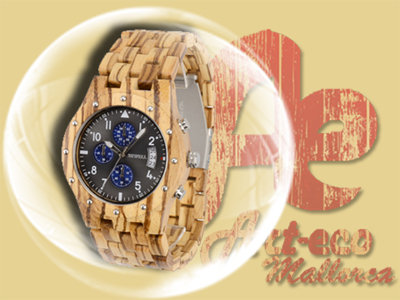 Modelo en madera de zebrano