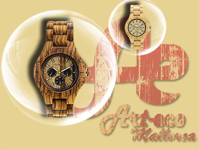 Reloj de madera  