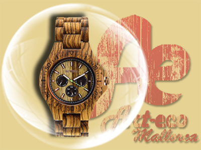 Modelo en madera de zebrano