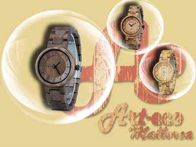 Reloj de madera