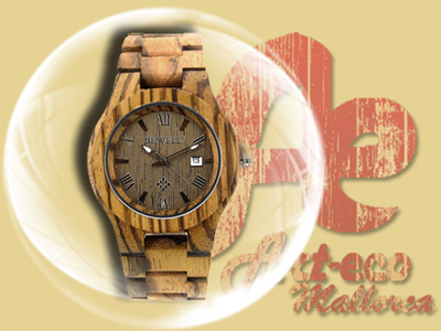 Modelo en madera de zebrano